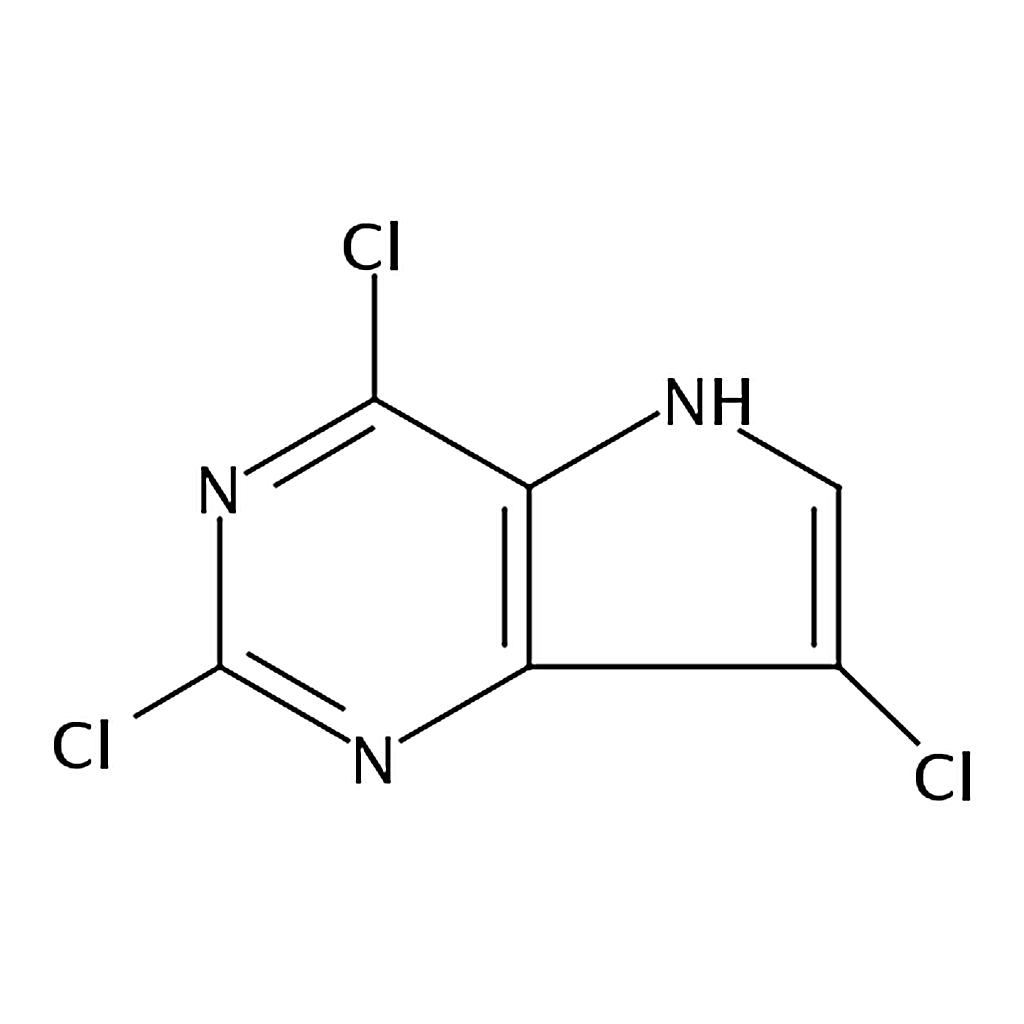 RHAWN 2,4,7-Trichloro-5H-pyrrolo[3,2-d]pyrimidine