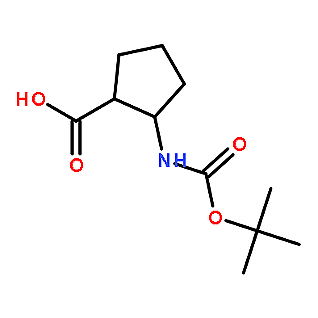 RHAWN 2-((tert-Butoxycarbonyl)amino)cyclopentanecarboxylic acid