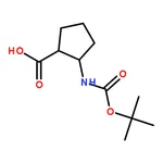RHAWN 2-((tert-Butoxycarbonyl)amino)cyclopentanecarboxylic acid