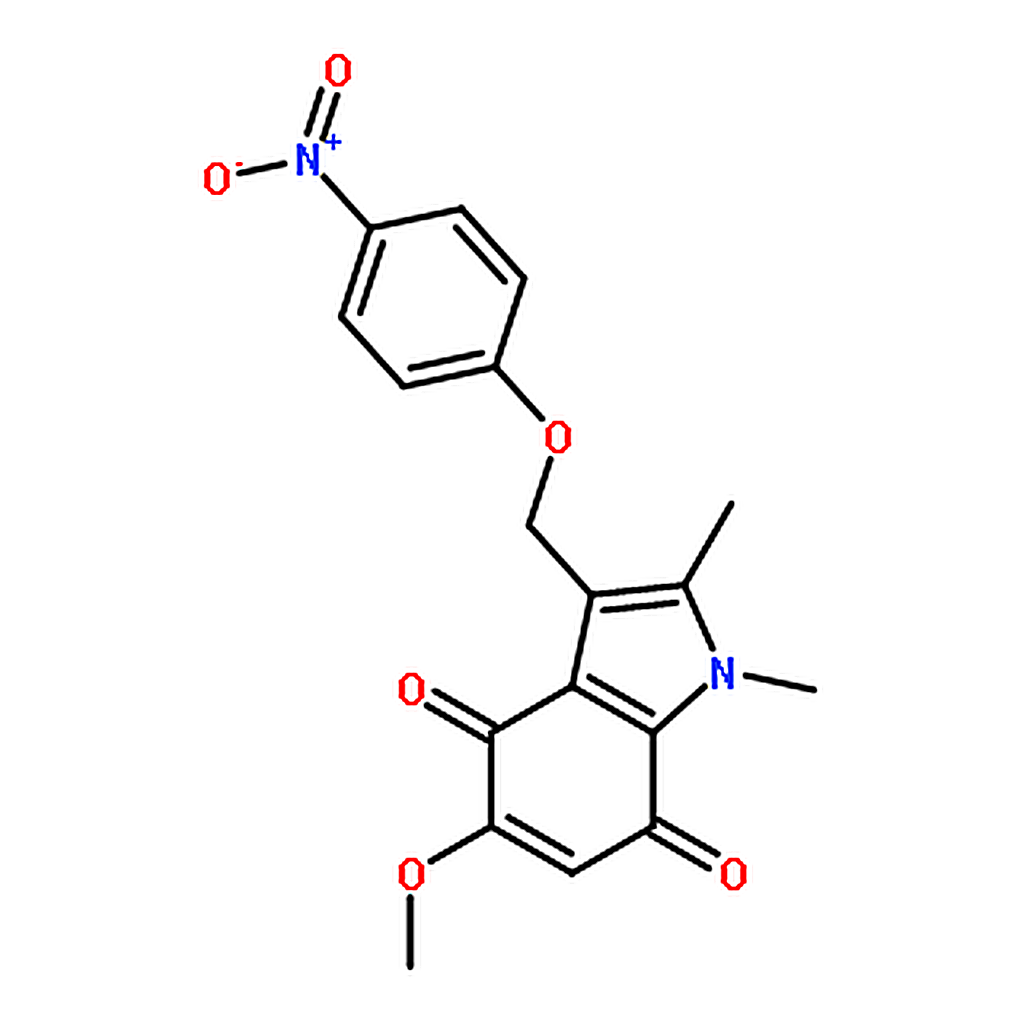 RHAWN 5-Methoxy-1,2-dimethyl-3-[(4-nitrophenoxy)methyl]indole-4,7-dione