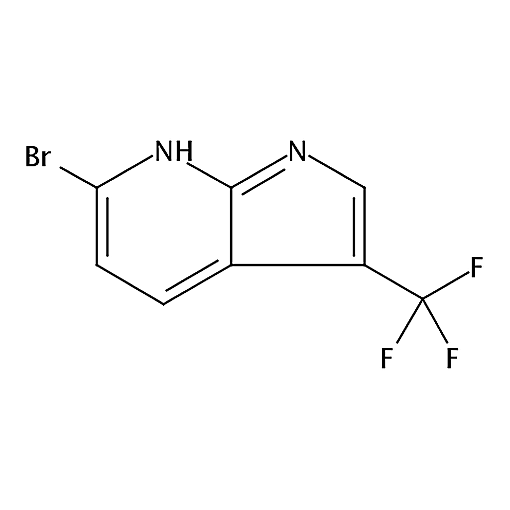 RHAWN 6-Bromo-3-(trifluoromethyl)-1H-pyrrolo[2,3-b]pyridine
