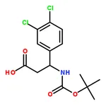 RHAWN 3-((tert-Butoxycarbonyl)amino)-3-(3,4-dichlorophenyl)propanoic acid