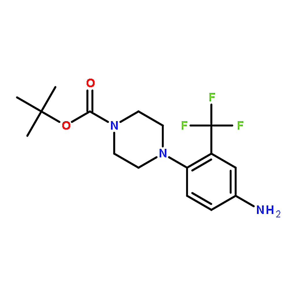 RHAWN tert-Butyl 4-(4-amino-2-(trifluoromethyl)phenyl)piperazine-1-carboxylate