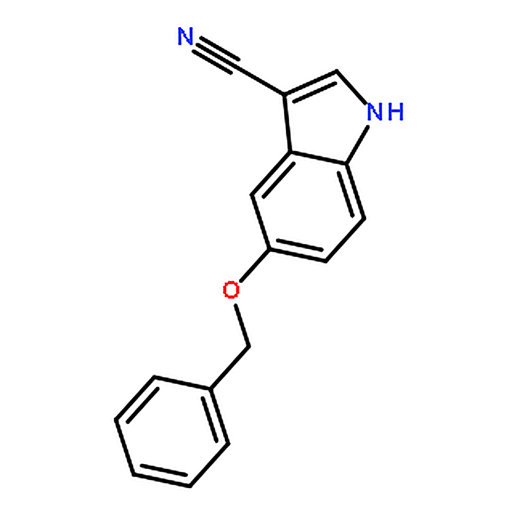 RHAWN 5-(Benzyloxy)-1H-indole-3-carbonitrile
