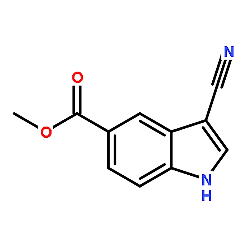 RHAWN Methyl 3-cyano-1H-indole-5-carboxylate
