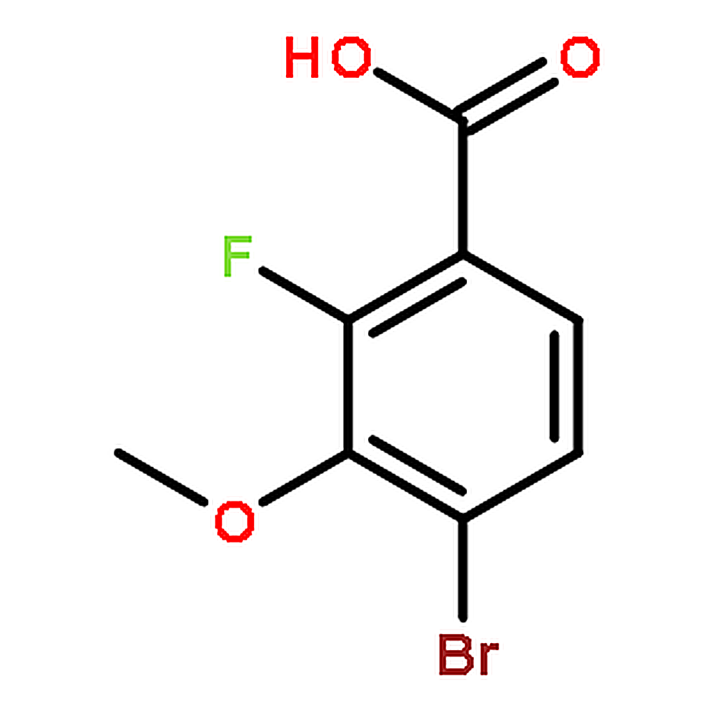 RHAWN 4-Bromo-2-fluoro-3-methoxybenzoic acid