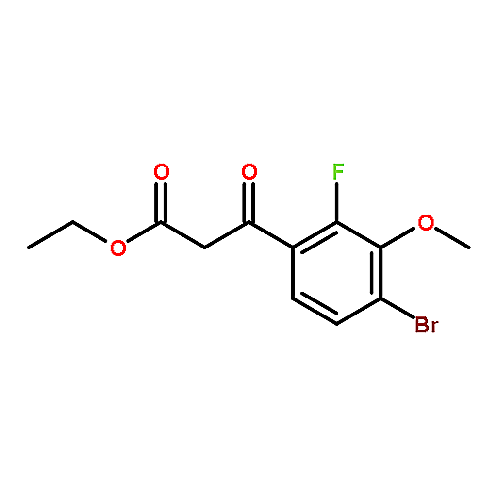 RHAWN ETHYL 3-(4-BROMO-2-FLUORO-3-METHOXYPHENYL)-3-OXOPROPANOATE