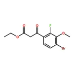 RHAWN ETHYL 3-(4-BROMO-2-FLUORO-3-METHOXYPHENYL)-3-OXOPROPANOATE