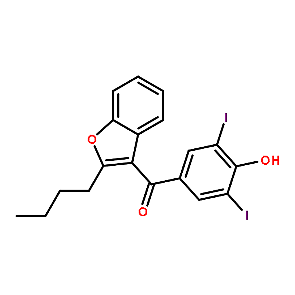 RHAWN 2-Butyl-3-(4-hydroxy-3,5-diiodobenzoyl)benzofuran