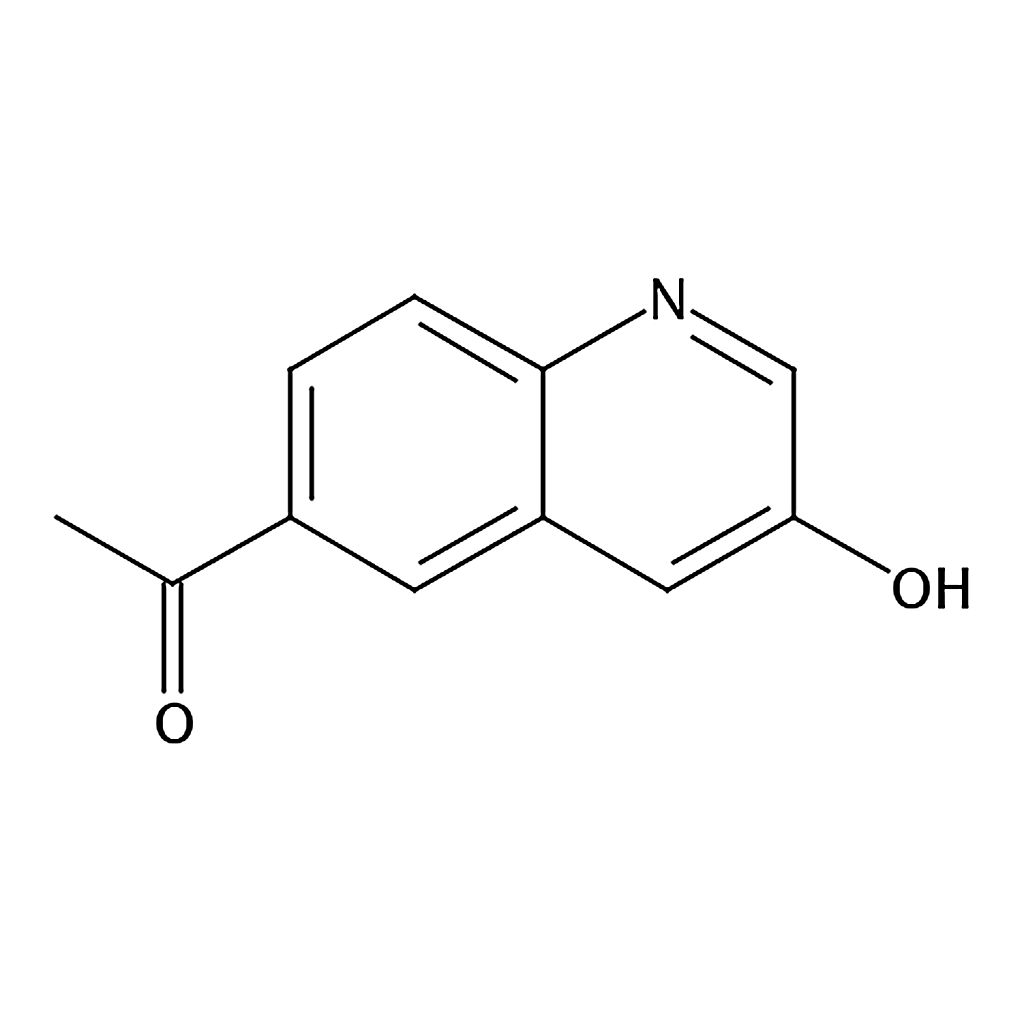 RHAWN 1-(3-Hydroxyquinolin-6-yl)ethan-1-one