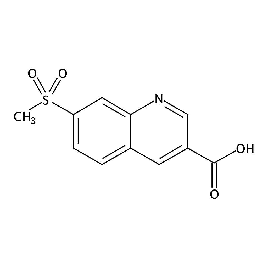 RHAWN 7-(Methylsulfonyl)quinoline-3-carboxylic acid