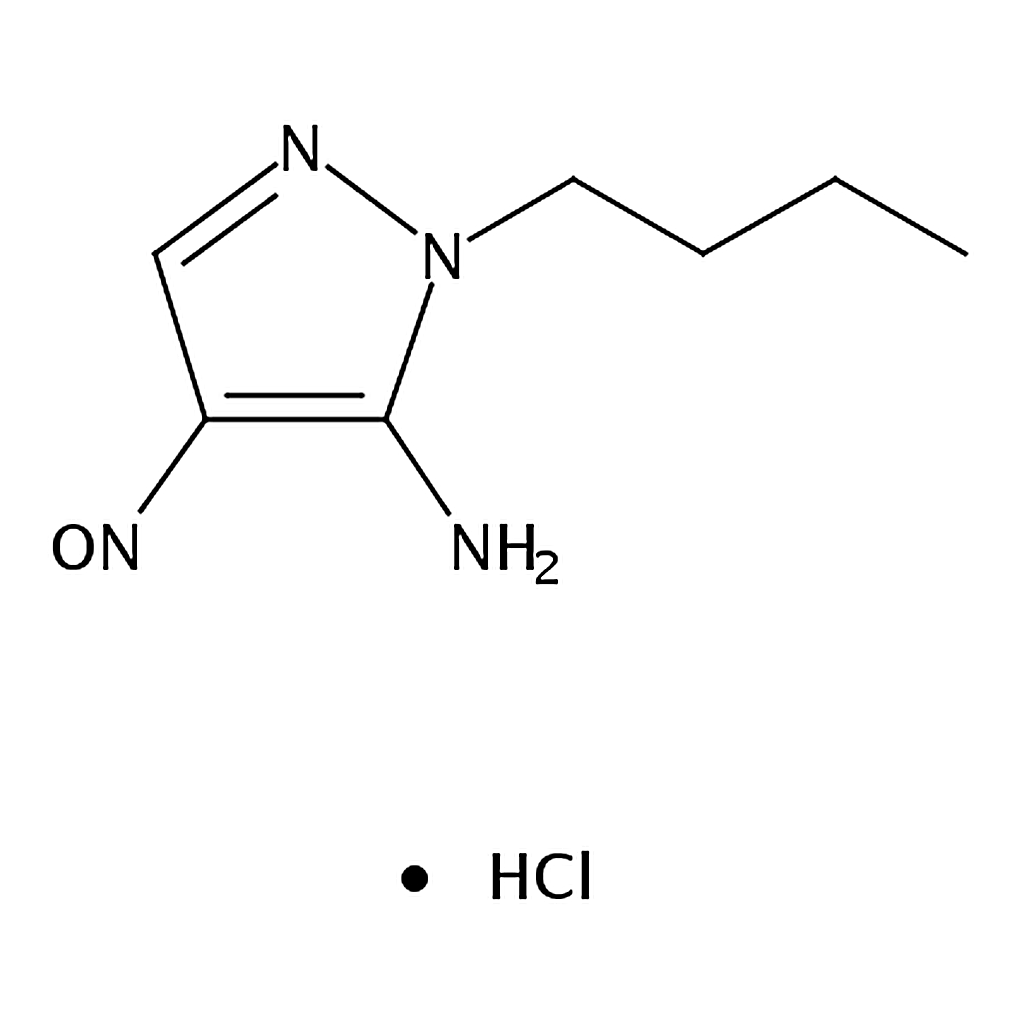 RHAWN 1-butyl-4-Nitroso-1H-pyrazol-5-amine hydrochloride