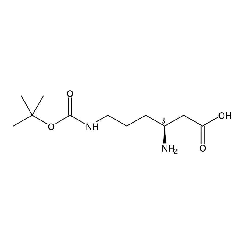 RHAWN (S)-3-Amino-6-((tert-butoxycarbonyl)amino)hexanoic acid