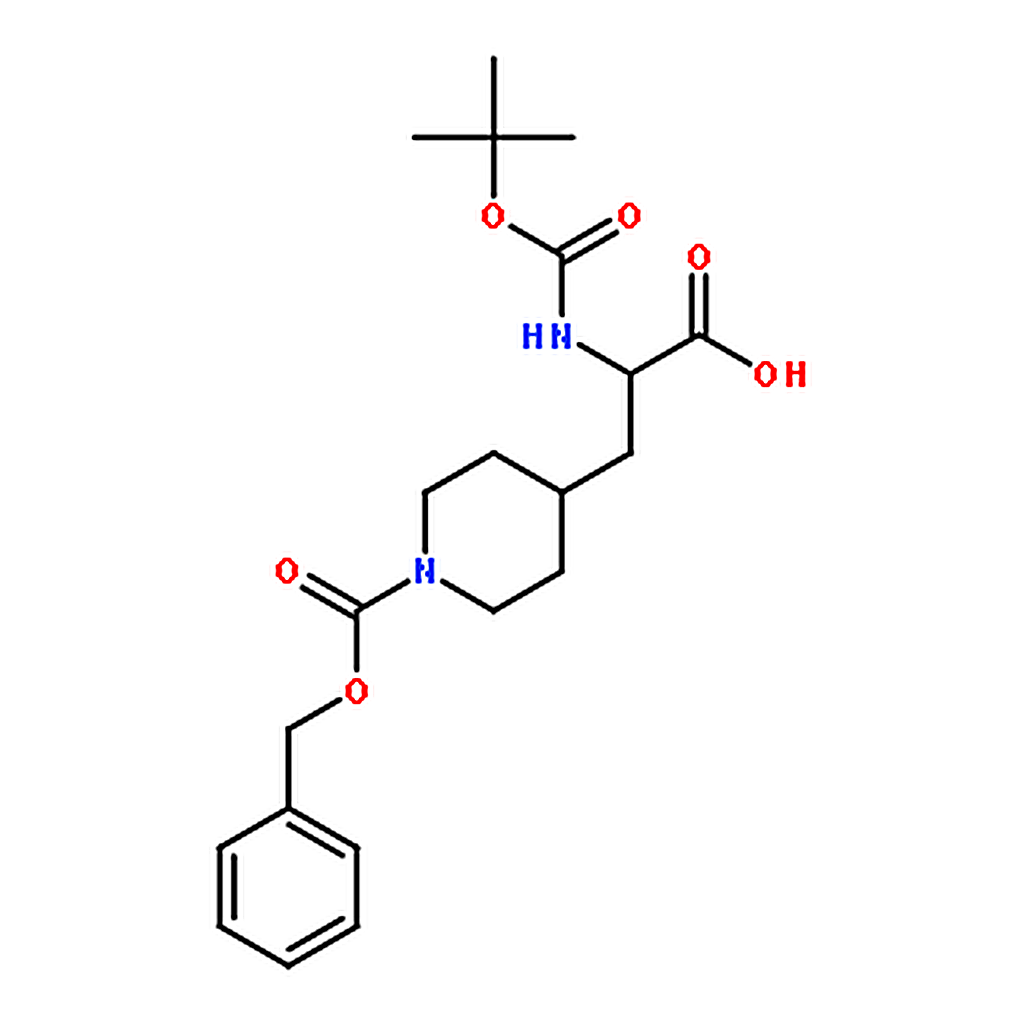 RHAWN 3-(1-((Benzyloxy)carbonyl)piperidin-4-yl)-2-((tert-butoxycarbonyl)amino)propanoic acid