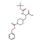 RHAWN 3-(1-((Benzyloxy)carbonyl)piperidin-4-yl)-2-((tert-butoxycarbonyl)amino)propanoic acid