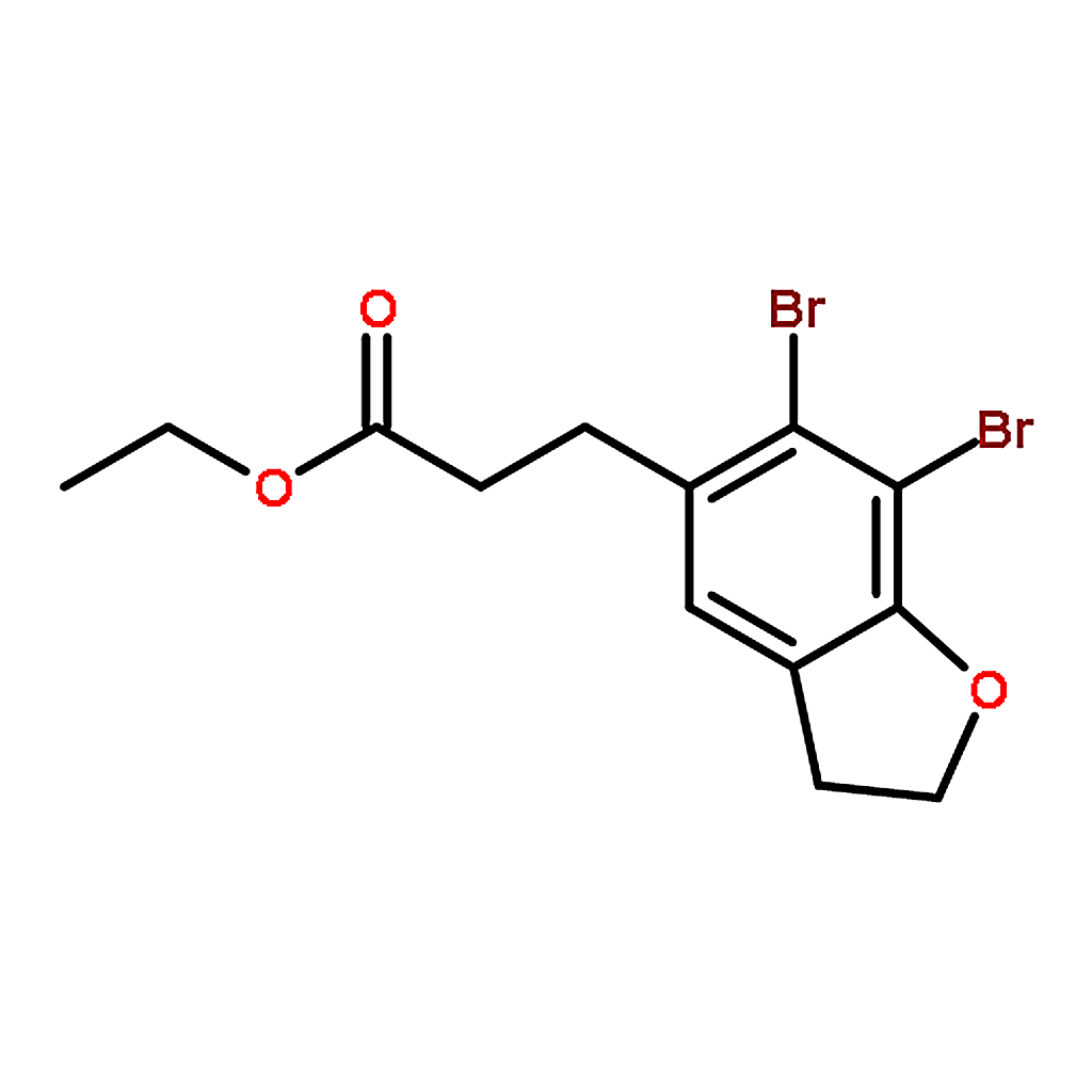 RHAWN Ethyl 3-(6，7-Dibromo-2，3-Dihydrobenzofuran-5-Yl)Propanoate