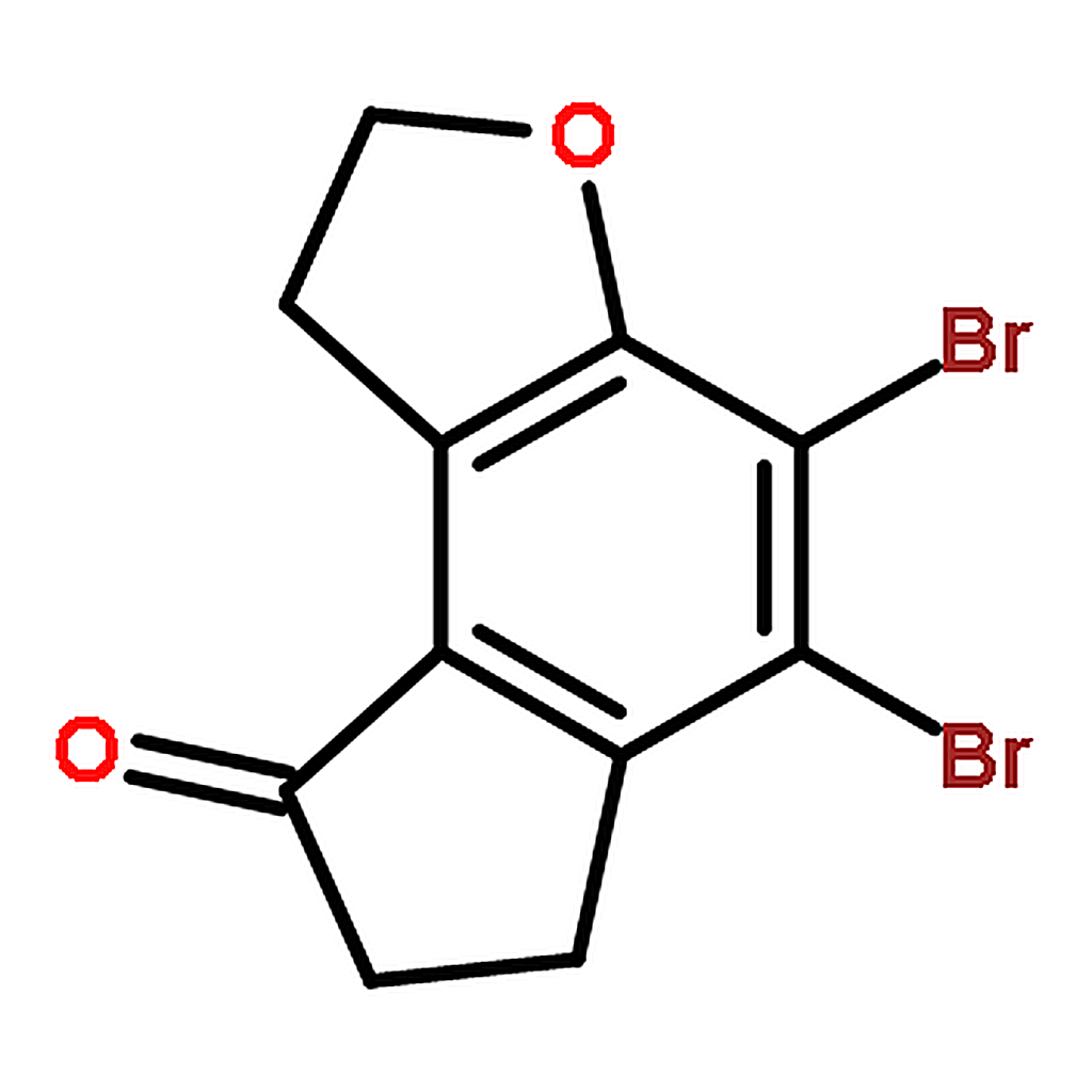 RHAWN 4，5-Dibromo-6，7-dihydro-1H-indeno[5，4-b]furan-8(2H)-one