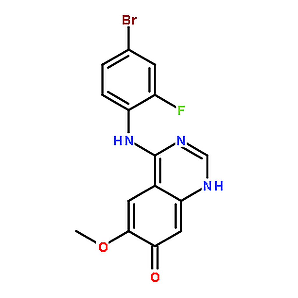 RHAWN 4-((4-Bromo-2-fluorophenyl)amino)-6-methoxyquinazolin-7-ol