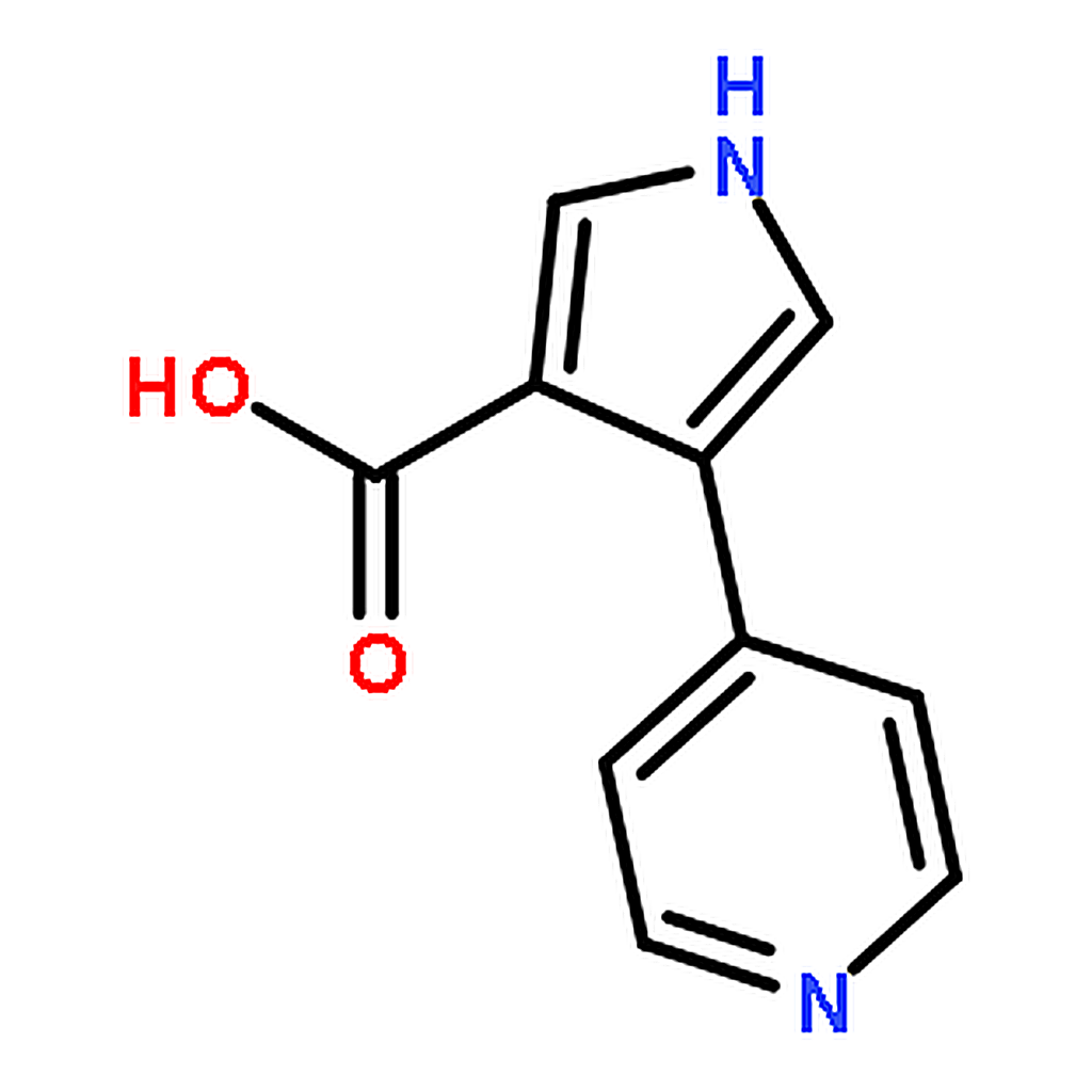 RHAWN 4-(Pyridin-4-yl)-1H-pyrrole-3-carboxylic acid