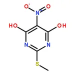 RHAWN 2-(Methylthio)-5-nitropyrimidine-4,6-diol