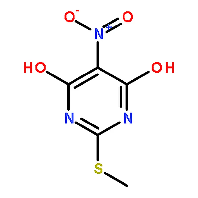 RHAWN 2-(Methylthio)-5-nitropyrimidine-4,6-diol