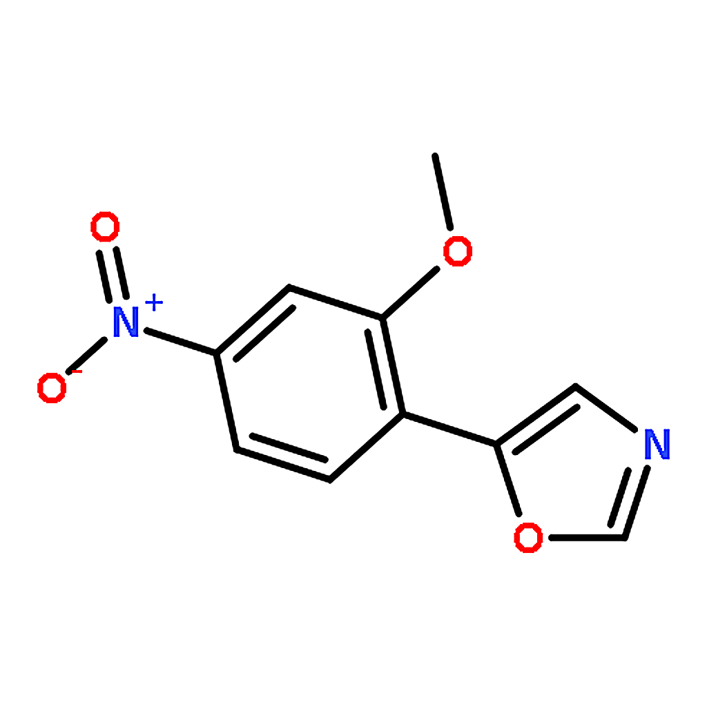 RHAWN 5-(2-methoxy-4-nitrophenyl)oxazole