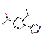 RHAWN 5-(2-methoxy-4-nitrophenyl)oxazole