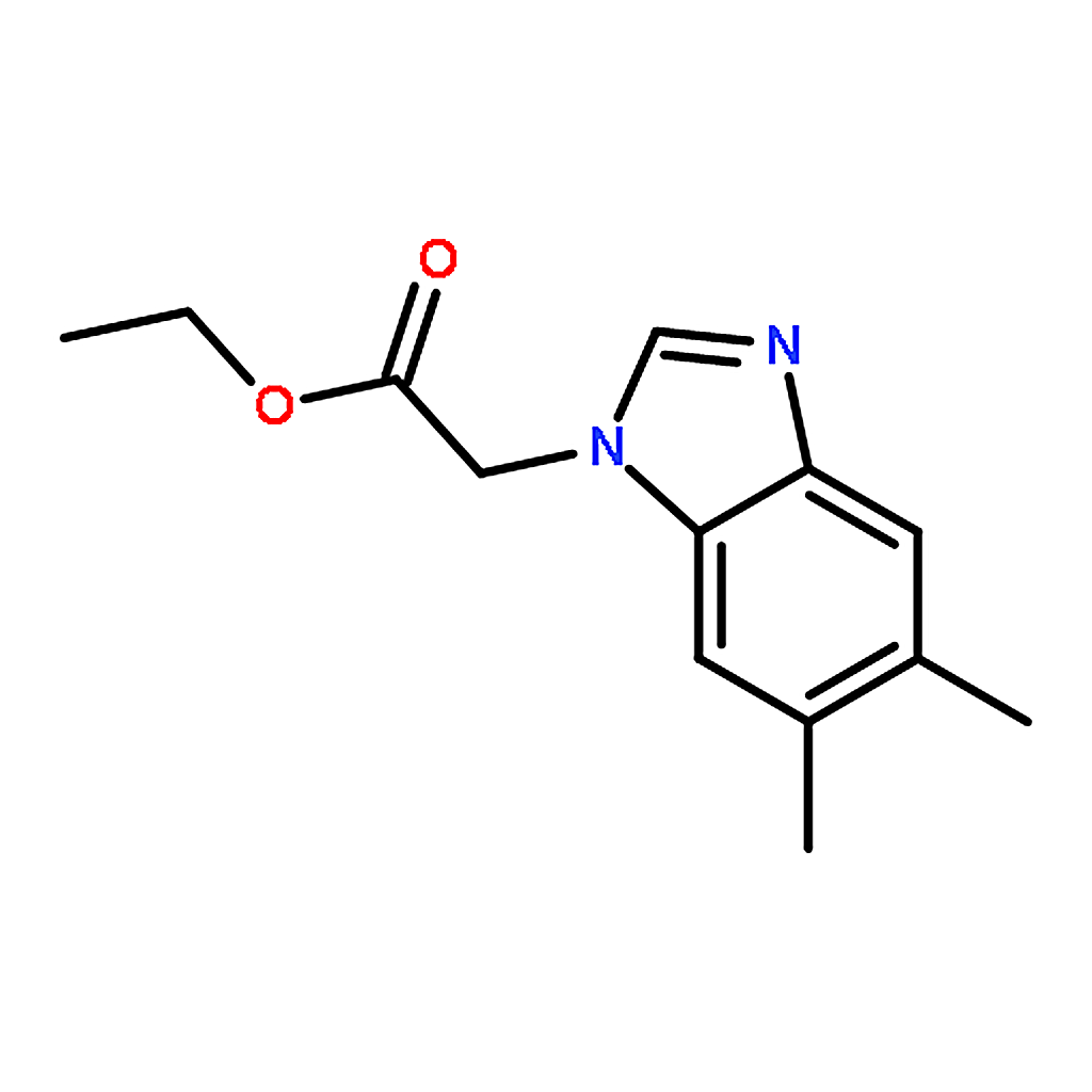 RHAWN Ethyl 5，6-dimethyl-1H-benzimidazole-1-acetate