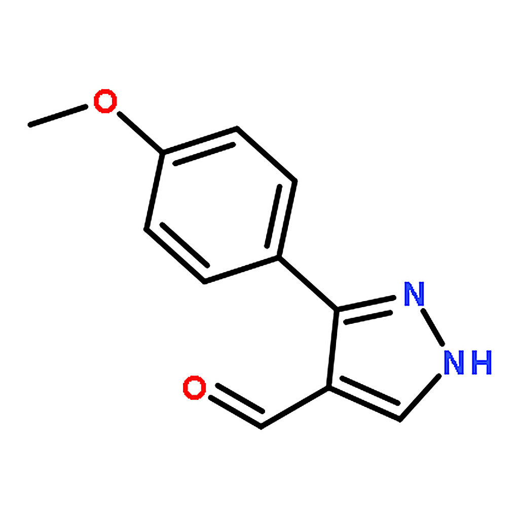 RHAWN 3-(4-Methoxyphenyl)pyrazole-4-carboxaldehyde