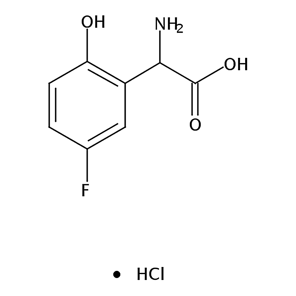 RHAWN 2-Amino-2-(5-fluoro-2-hydroxyphenyl)acetic acid hydrochloride
