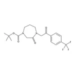 RHAWN tert-Butyl 3-oxo-4-(2-oxo-2-(4-(trifluoromethyl)phenyl)ethyl)-1,4-diazepane-1-carboxylate