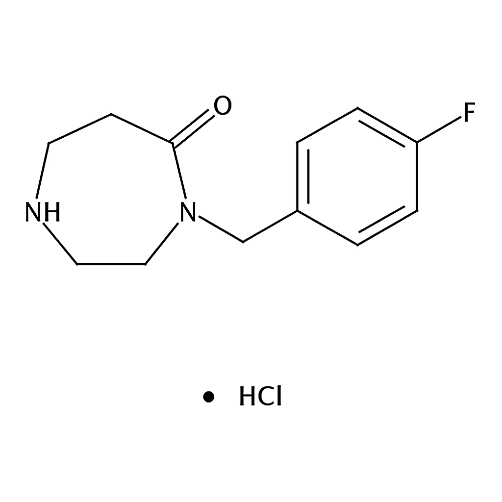 RHAWN 4-(4-Fluorobenzyl)-1,4-diazepan-5-one hydrochloride