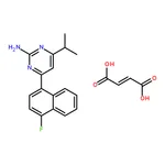RHAWN 4-(4-Fluoronaphthalen-1-yl)-6-isopropylpyrimidin-2-amine maleate