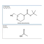 RHAWN (R)-tert-Butyl 2-(aminomethyl)morpholine-4-carboxylate acetate