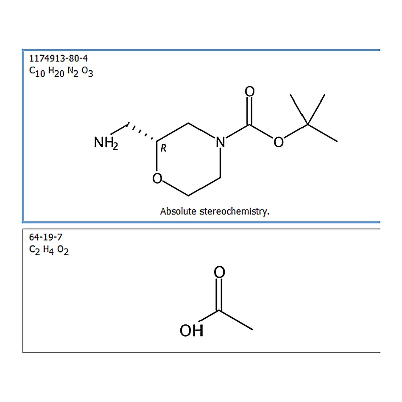 RHAWN (R)-tert-Butyl 2-(aminomethyl)morpholine-4-carboxylate acetate