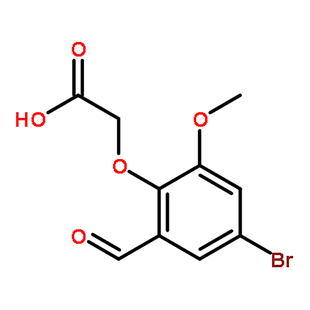RHAWN 2-(4-Bromo-2-formyl-6-methoxyphenoxy)aceticacid