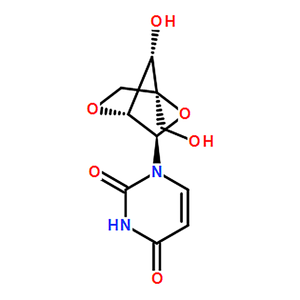 RHAWN 1-[2,5-Anhydro-4-C-(hydroxymethyl)-alpha-L-lyxofuranosyl]-2,4(1H,3H)-pyrimidinedione