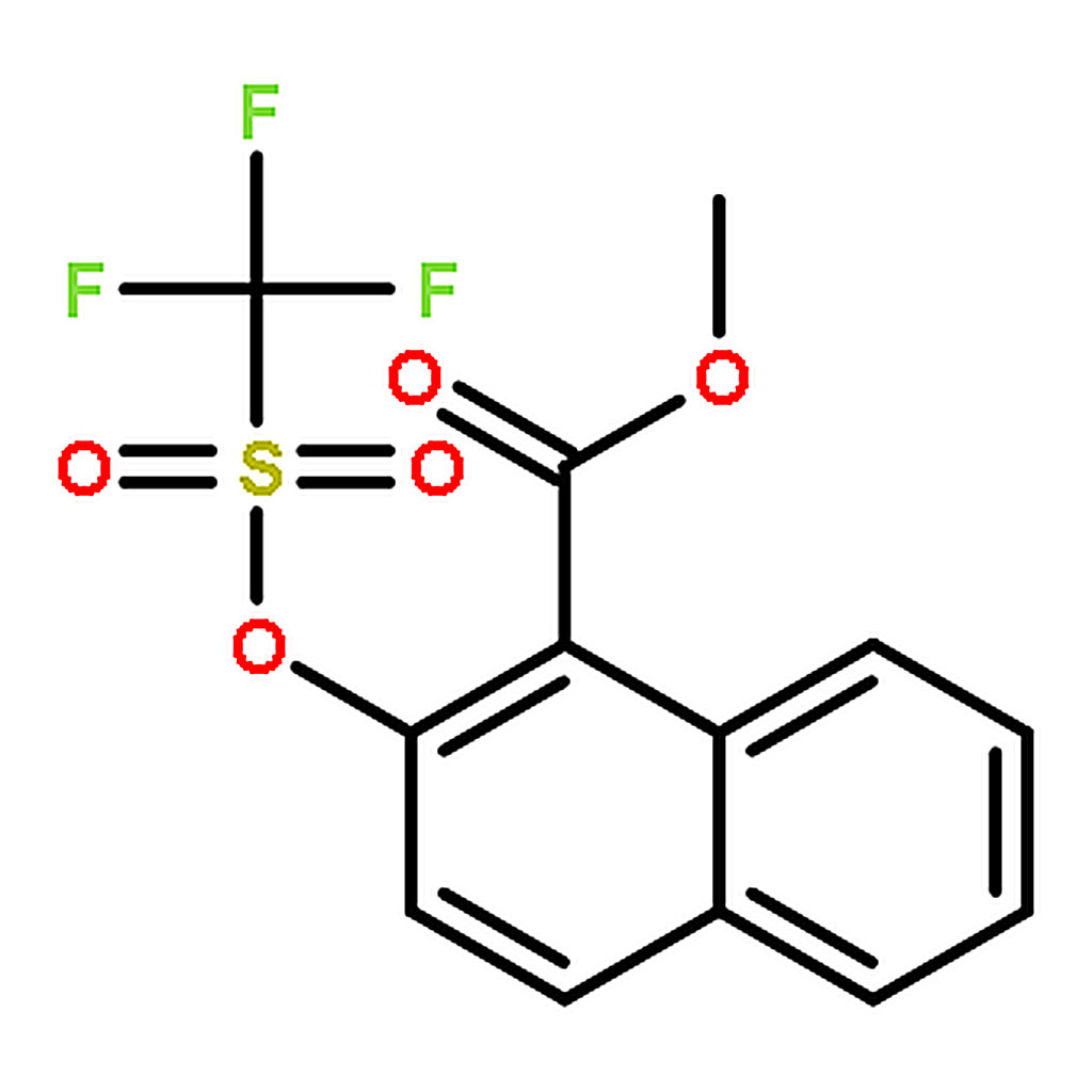 RHAWN Methyl 2-trifluoromethylsulfonyloxy-1-naphthoate