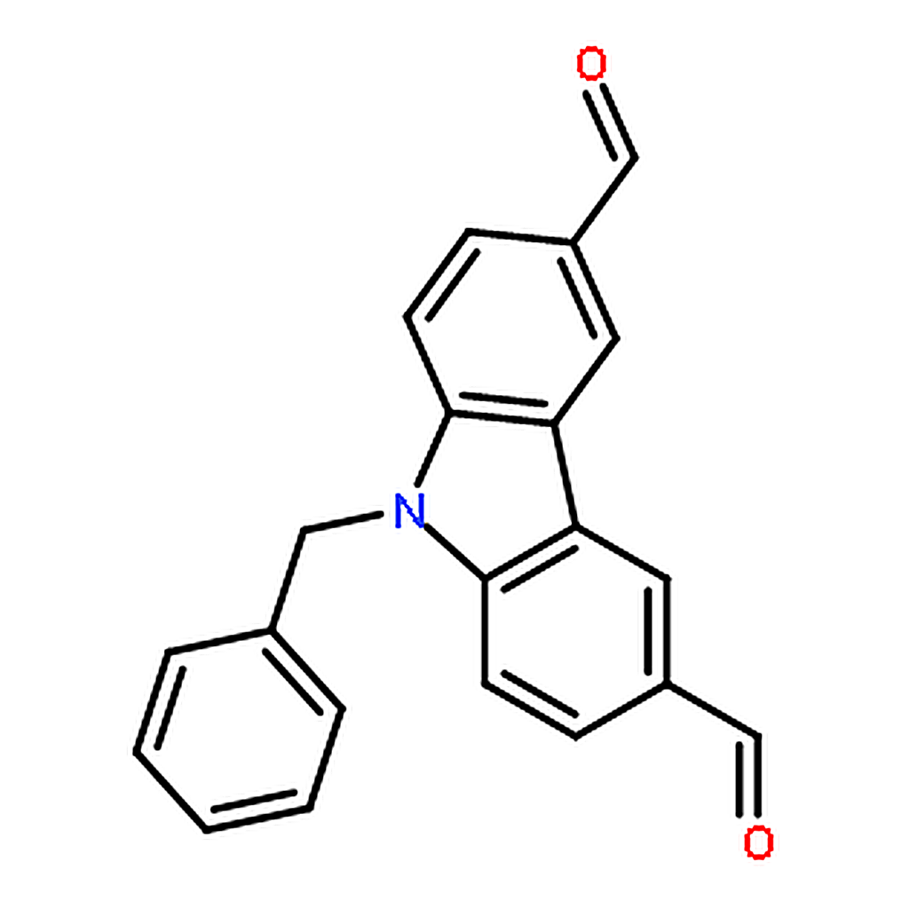 RHAWN 9-Benzylcarbazole-3,6-dicarboxaldehyde