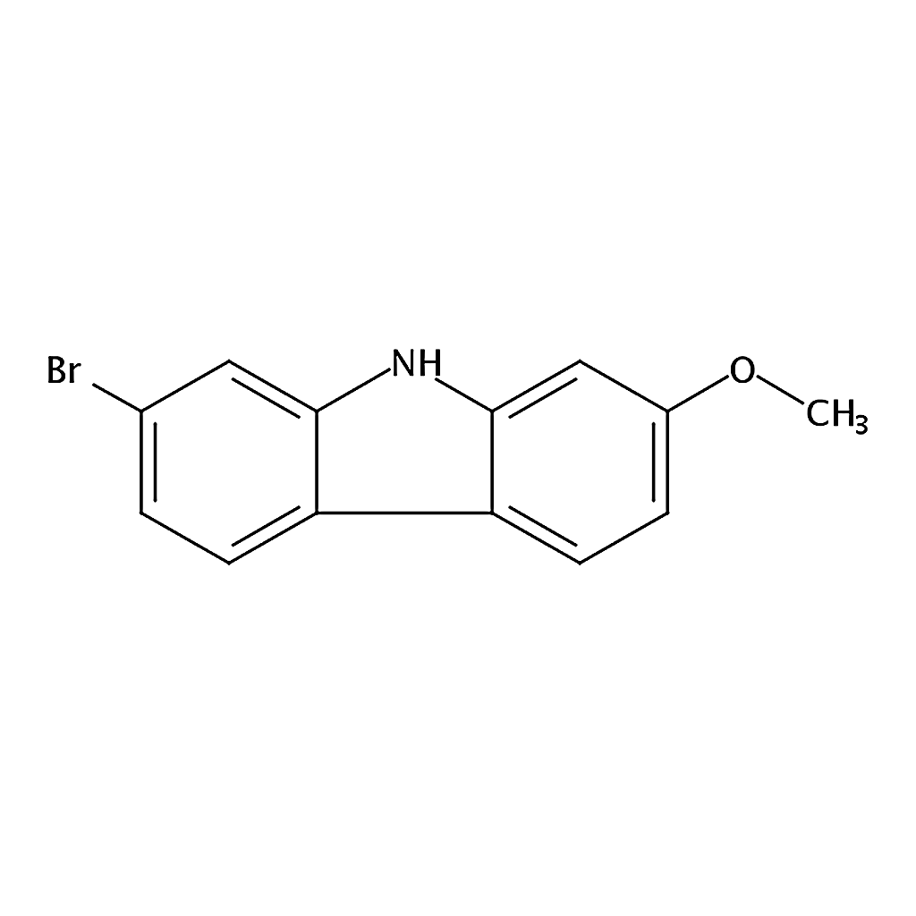 RHAWN 2-Bromo-7-methoxy-9<i>H</i>-carbazole