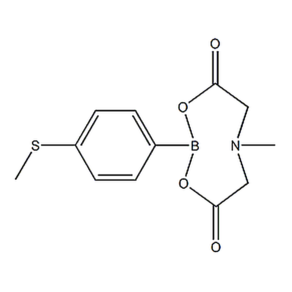 RHAWN 6-Methyl-2-[4-(methylsulfanyl)phenyl]-1，3，6，2-dioxazaborocane-4，8-dione