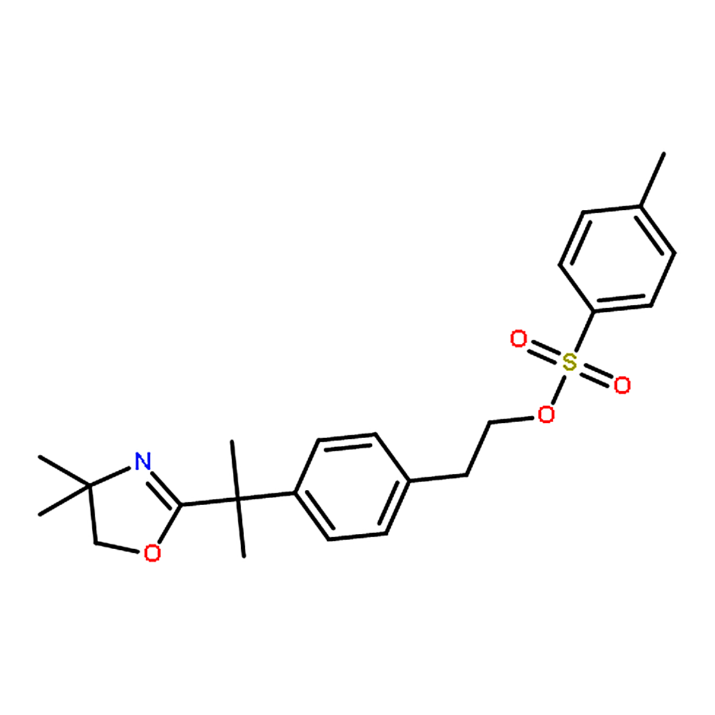 RHAWN 4-(2-(4,4-Dimethyl-4,5-dihydrooxazol-2-yl)propan-2-yl)phenethyl 4-methylbenzenesulfonate