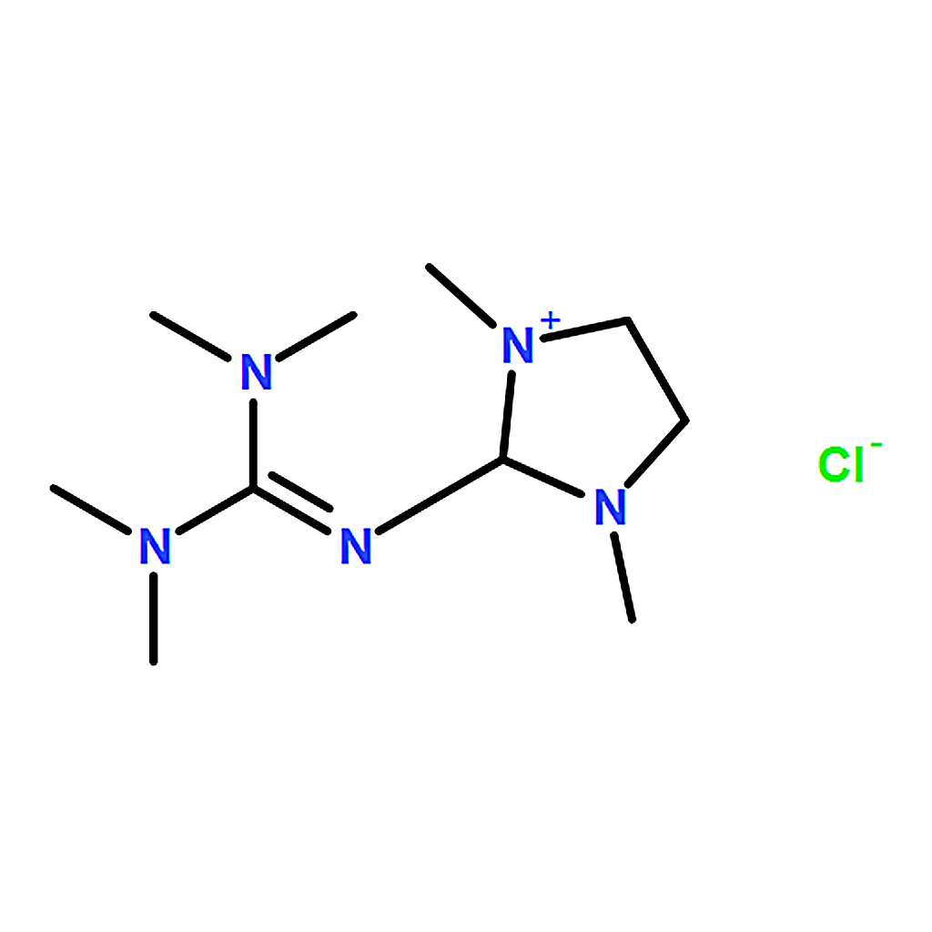 RHAWN 2-((Bis(dimethylamino)methylene)amino)-1，3-dimethyl-4，5-dihydro-1H-imidazol-3-ium chloride
