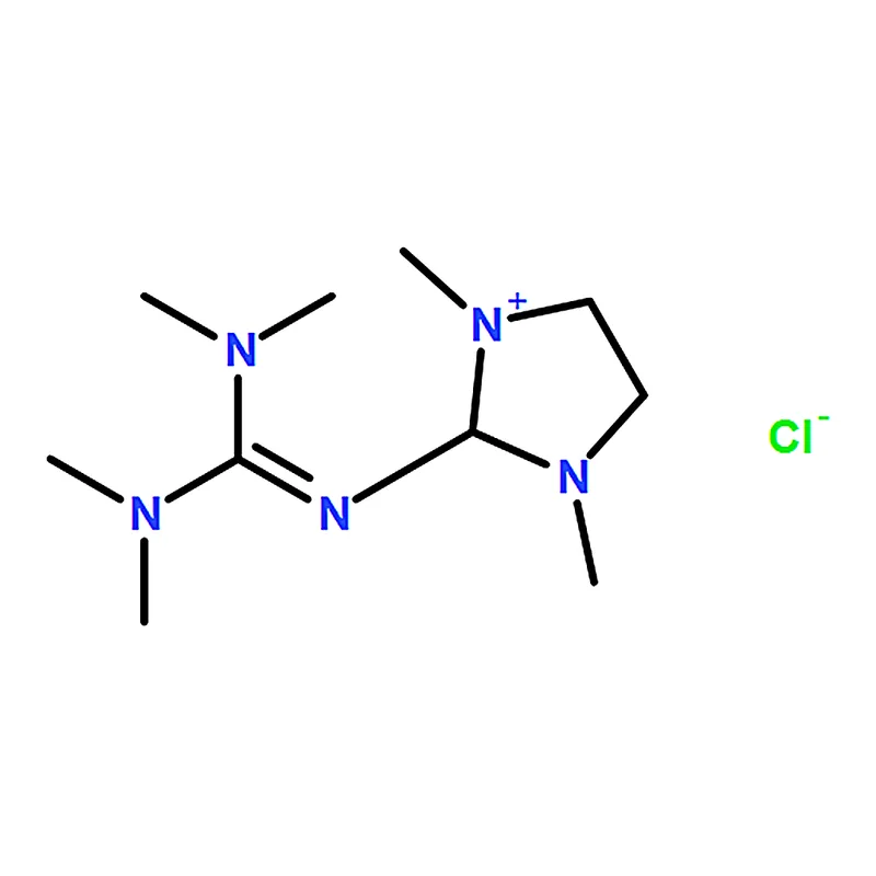 RHAWN 2-((Bis(dimethylamino)methylene)amino)-1,3-dimethyl-4,5-dihydro-1H-imidazol-3-ium chloride