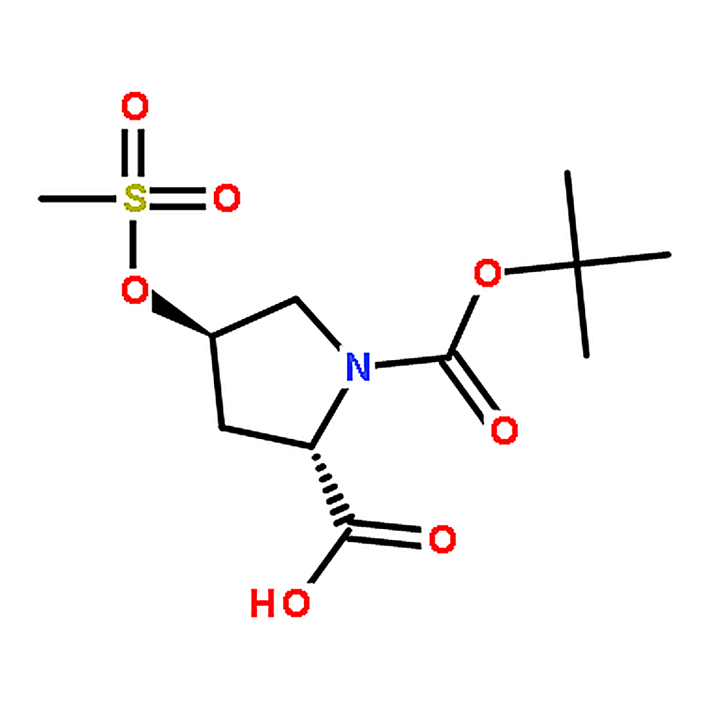 RHAWN (2S，4R)-N-Boc-trans-4-methanesulfonyloxy-L-proline