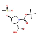 RHAWN (2S,4R)-N-Boc-trans-4-methanesulfonyloxy-L-proline