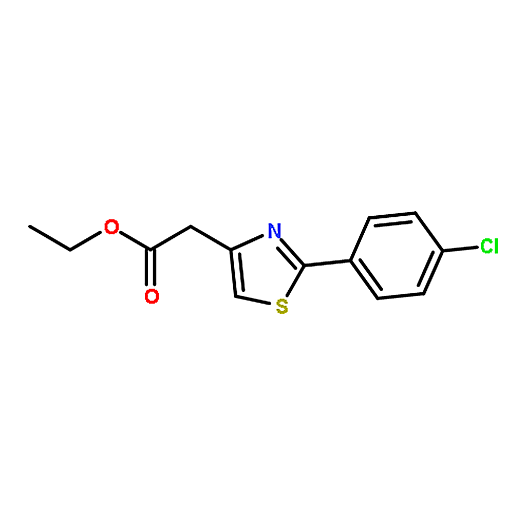 RHAWN 2-(4-chlorophenyl)-4-thiazoleacetic acid ethyl ester