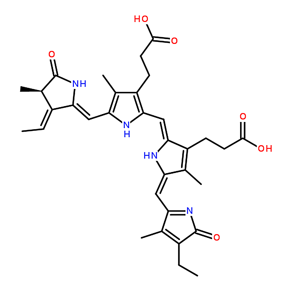 RHAWN 3-((Z)-2-((3-(2-Carboxyethyl)-5-((Z)-((R,E)-3-ethylidene-4-methyl-5-oxopyrrolidin-2-ylidene)
