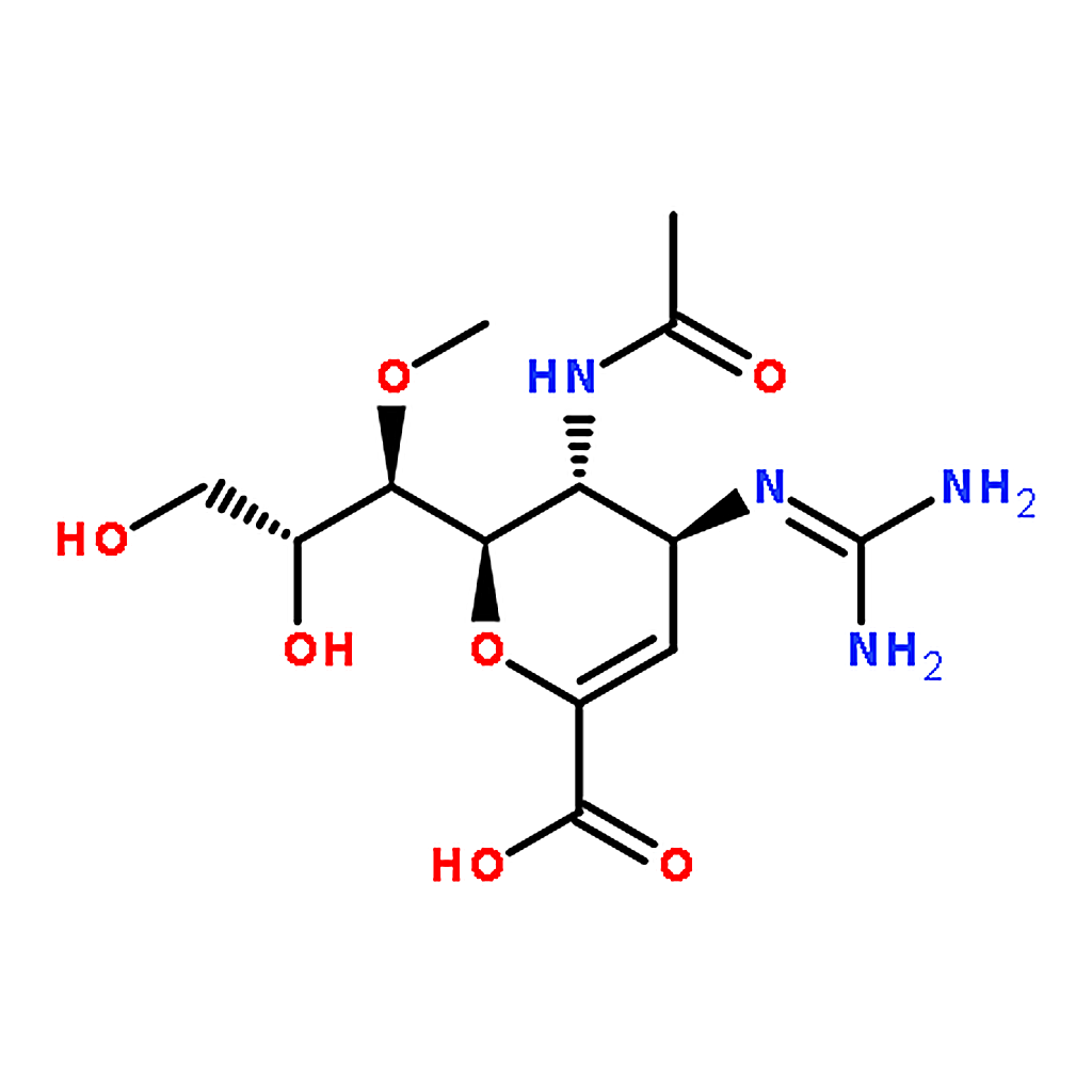 RHAWN (2R,3R,4S)-3-Acetamido-2-((1R,2R)-2,3-dihydroxy-1-methoxypropyl)-4-guanidino-3,4-dihydro-2H-