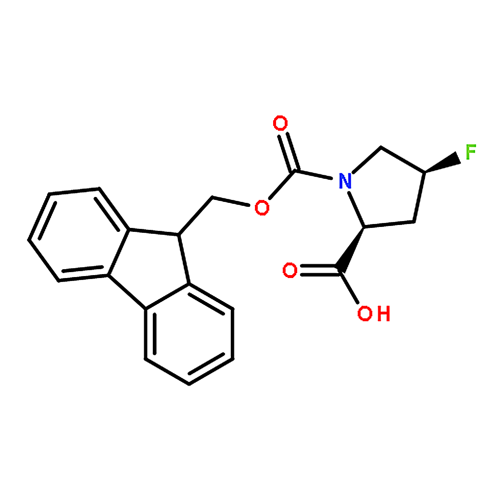 RHAWN (2S,4S)-1-(((9H-Fluoren-9-yl)methoxy)carbonyl)-4-fluoropyrrolidine-2-carboxylic acid